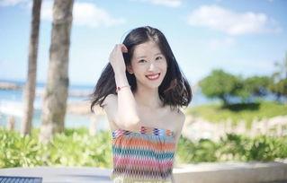 奶茶妹妹泳装写真照片,青春活力，魅力四溢